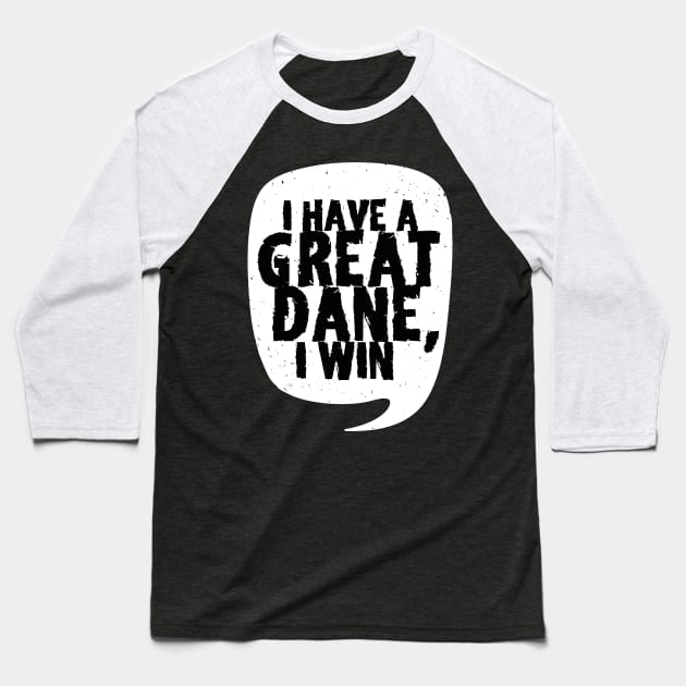 Great Dane Baseball T-Shirt by Shiva121